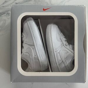 Nike force1 Baby White Walker Shoes